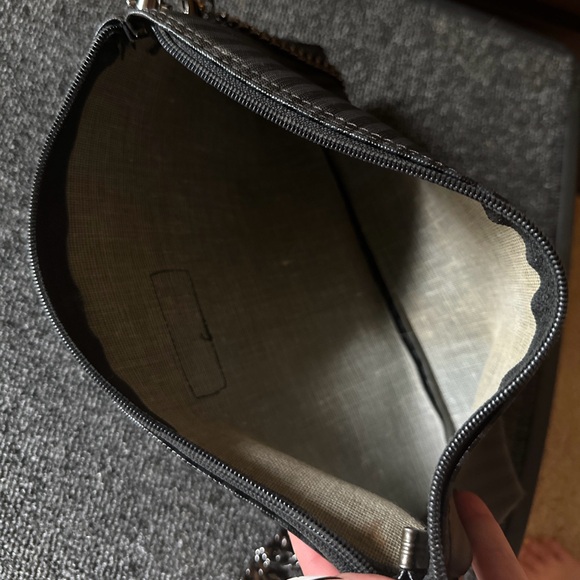 AUTH FENDI Vintage Black Crossbody Bag / Pouch Retrofitted Into Purse - Picture 3 of 6